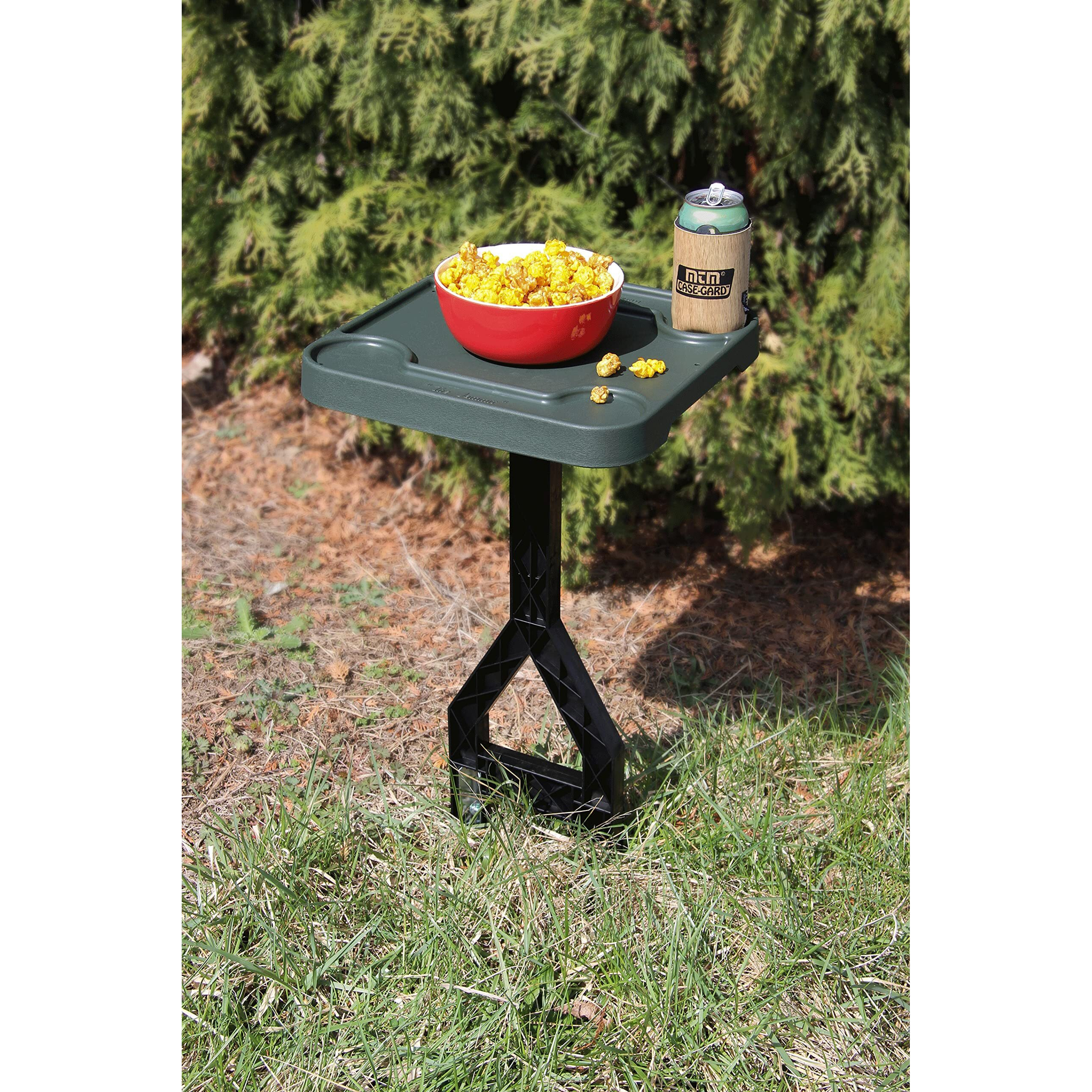 MTM Jammit Personal Outdoor Table for Cookouts Barbeques Sports Forest Green