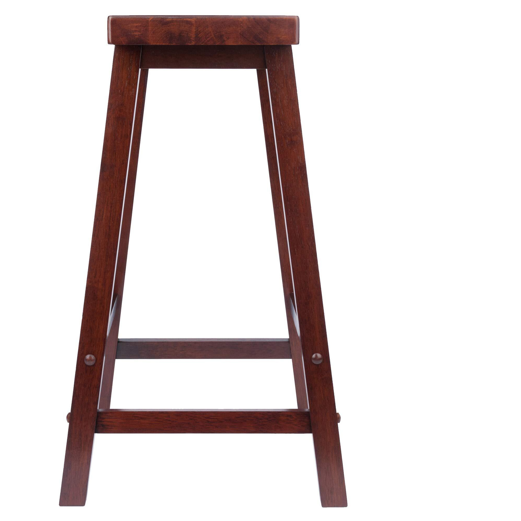 Satori Saddle Seat Counter Stool, Walnut