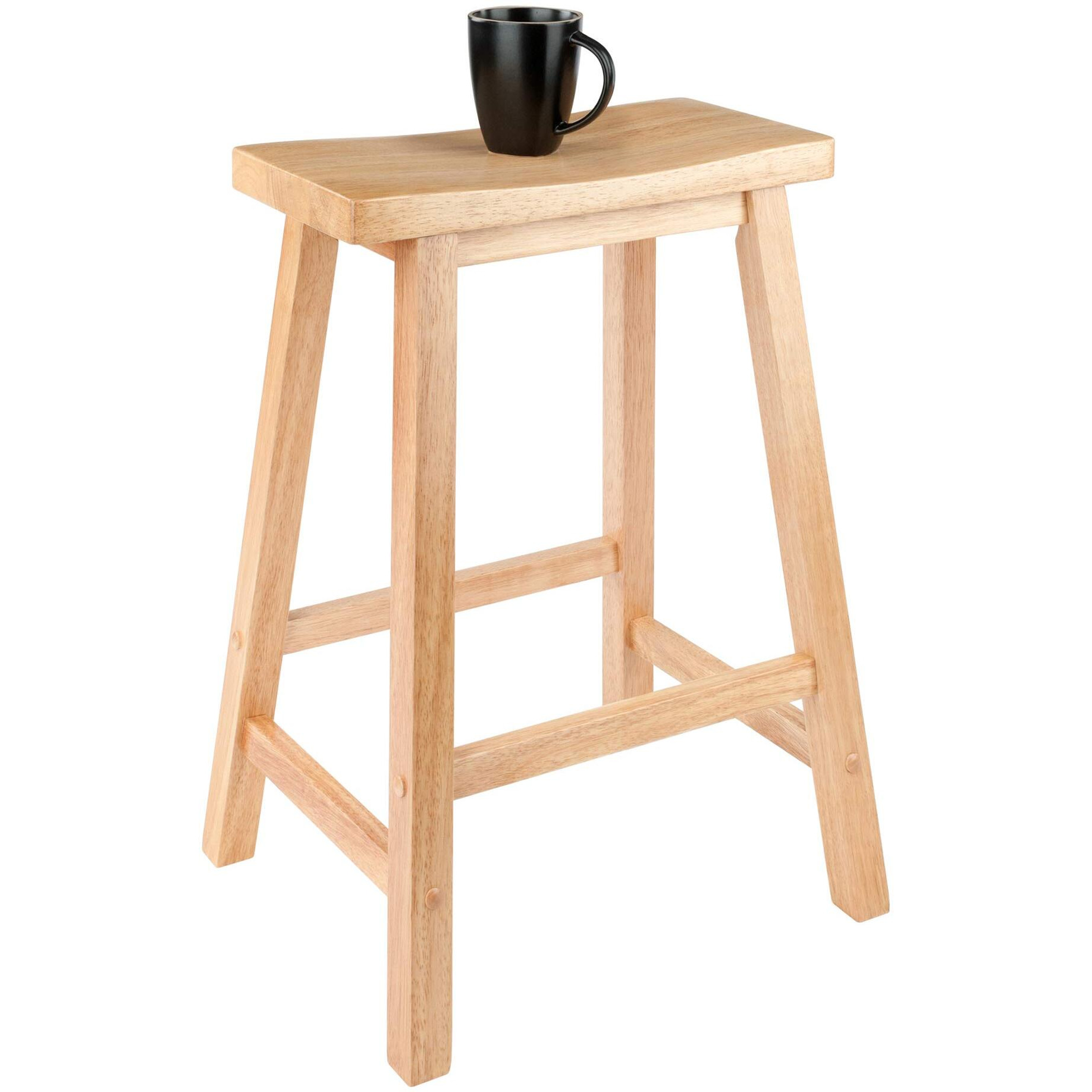 Satori Saddle Seat Counter Stool, Natural