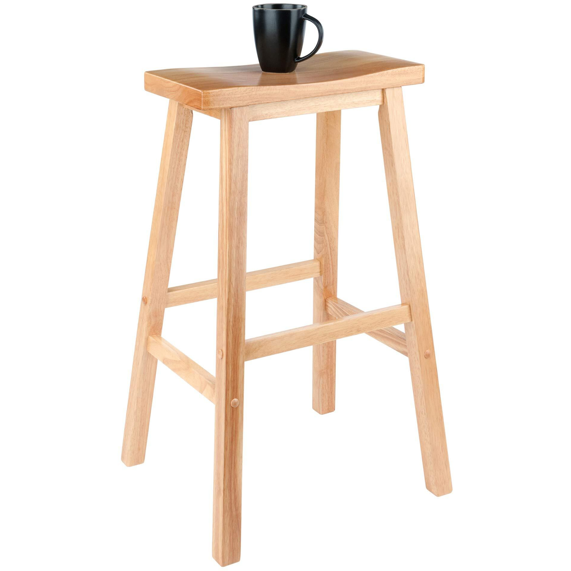Satori Saddle Seat Bar Stool, Natural