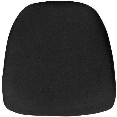 Hard Black Fabric Chiavari Chair Cushion