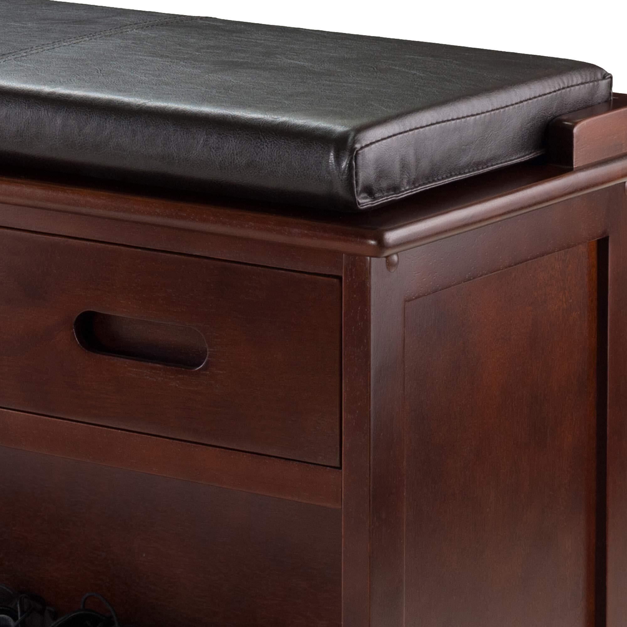 Boris Bench Seat Cushion, Espresso