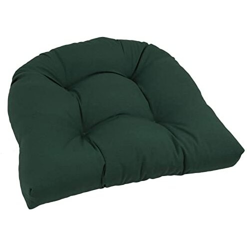 19-inch U-Shaped Twill Tufted Dining Chair Cushion  93184-1CH-TW-FG