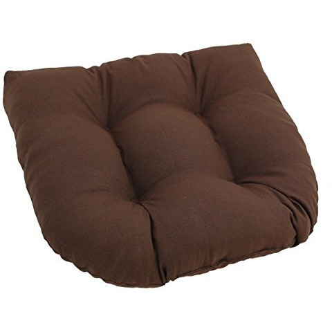 19-inch U-Shaped Twill Tufted Dining Chair Cushion