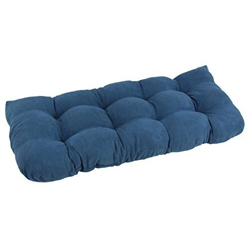 42-inch by 19-inch U-Shaped Micro Suede Polyester Tufted Settee/Bench Cushion
