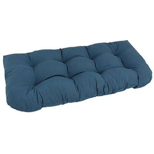 42-inch by 19-inch U-Shaped Twill Tufted Settee/Bench Cushion