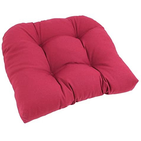 19-inch U-Shaped Twill Tufted Dining Chair Cushion  93184-1CH-TW-BB