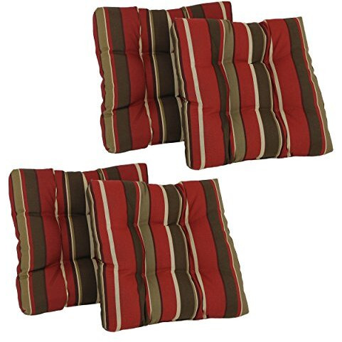 19-inch Squared Spun Polyester Tufted Dining Chair Cushion