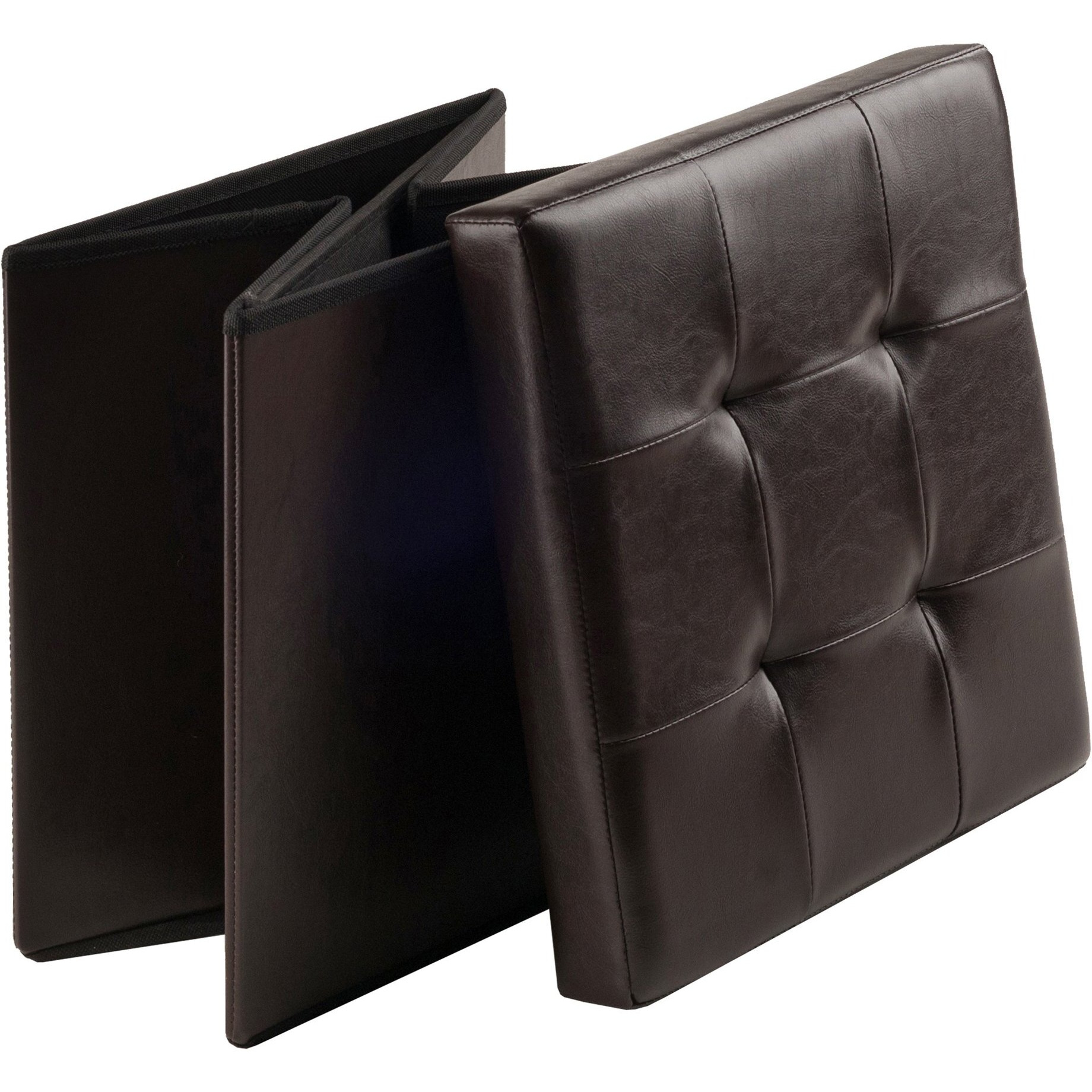 Ashford Square Storage Ottoman, Espresso