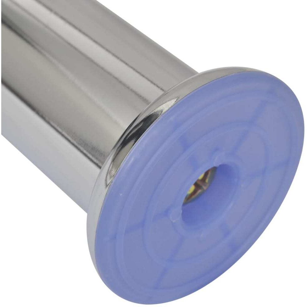 vidaXL 4 Round Sofa Legs Chrome 4.7"