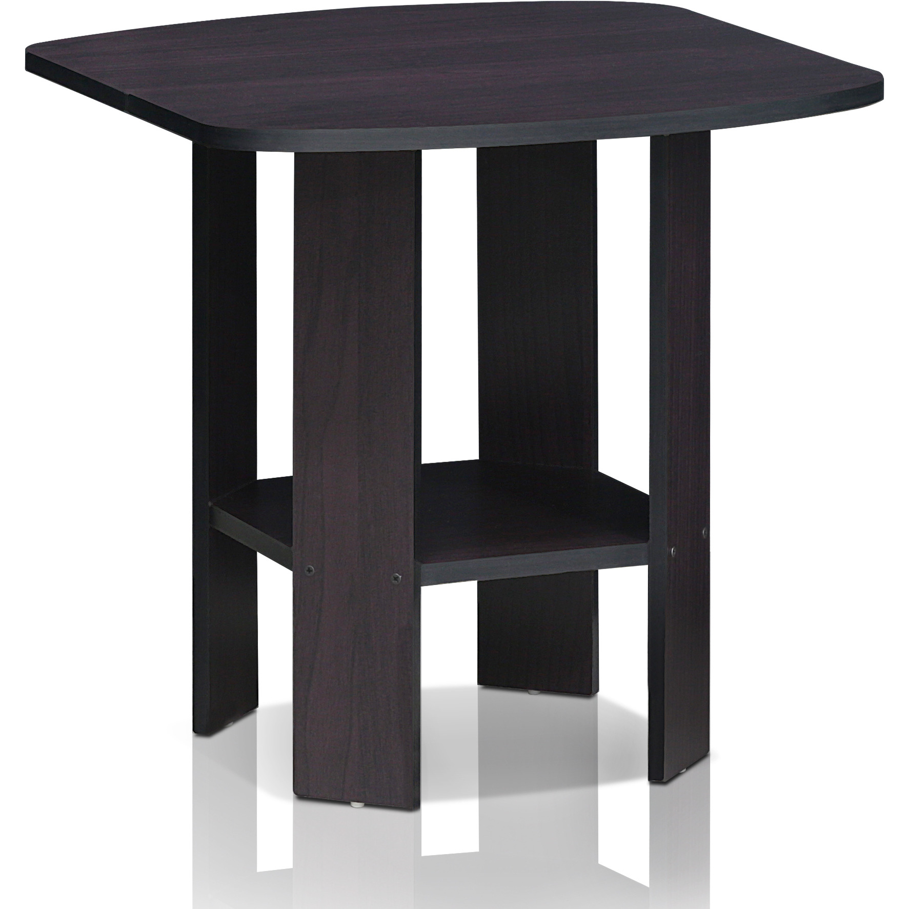 Furinno 11180DWN Simple Design End/SideTable, Dark Walnut