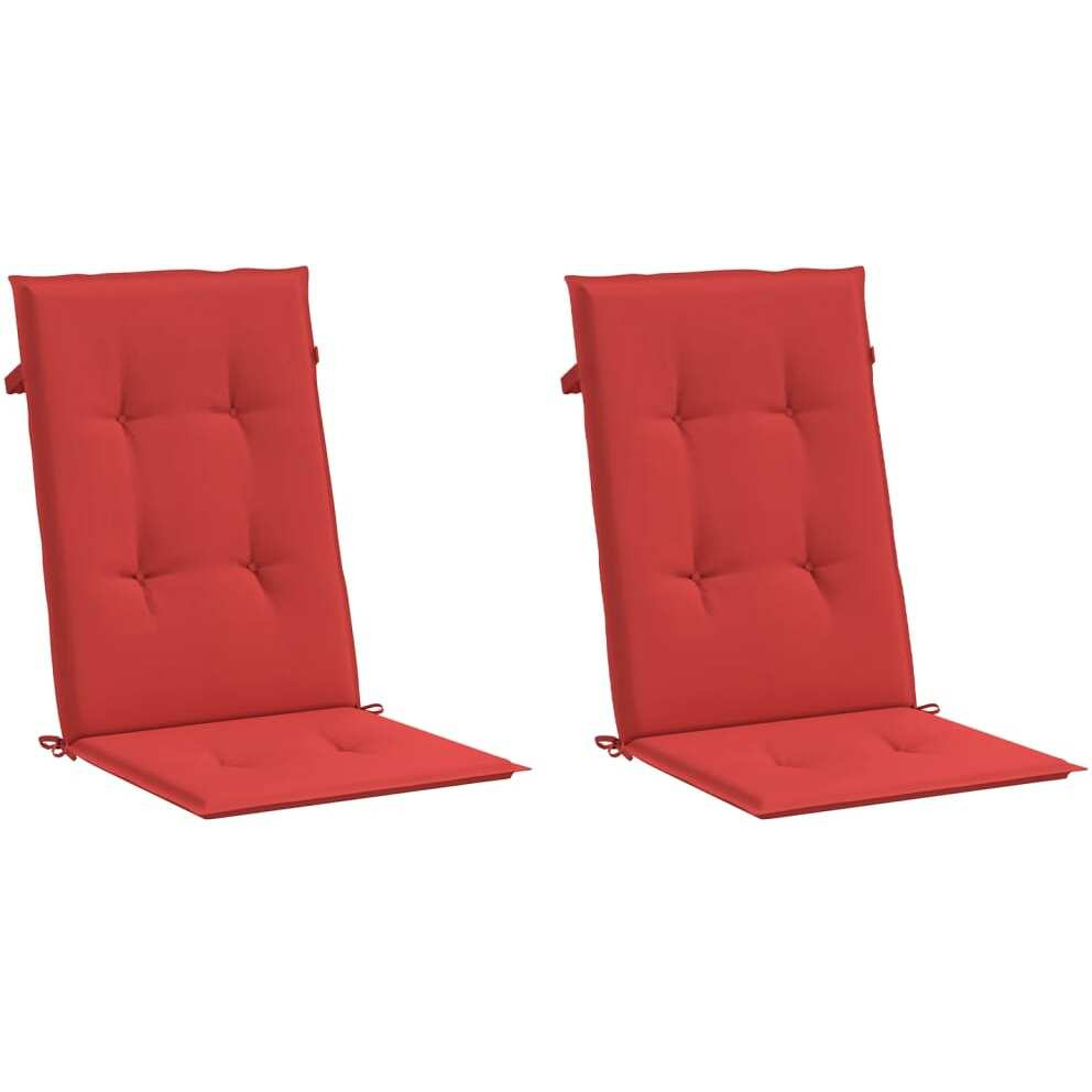 vidaXL Garden Chair Cushions 2 pcs Red 47.2&quotx19.7&quotx1.2"