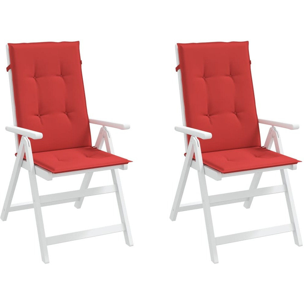 vidaXL Garden Chair Cushions 2 pcs Red 47.2&quotx19.7&quotx1.2"