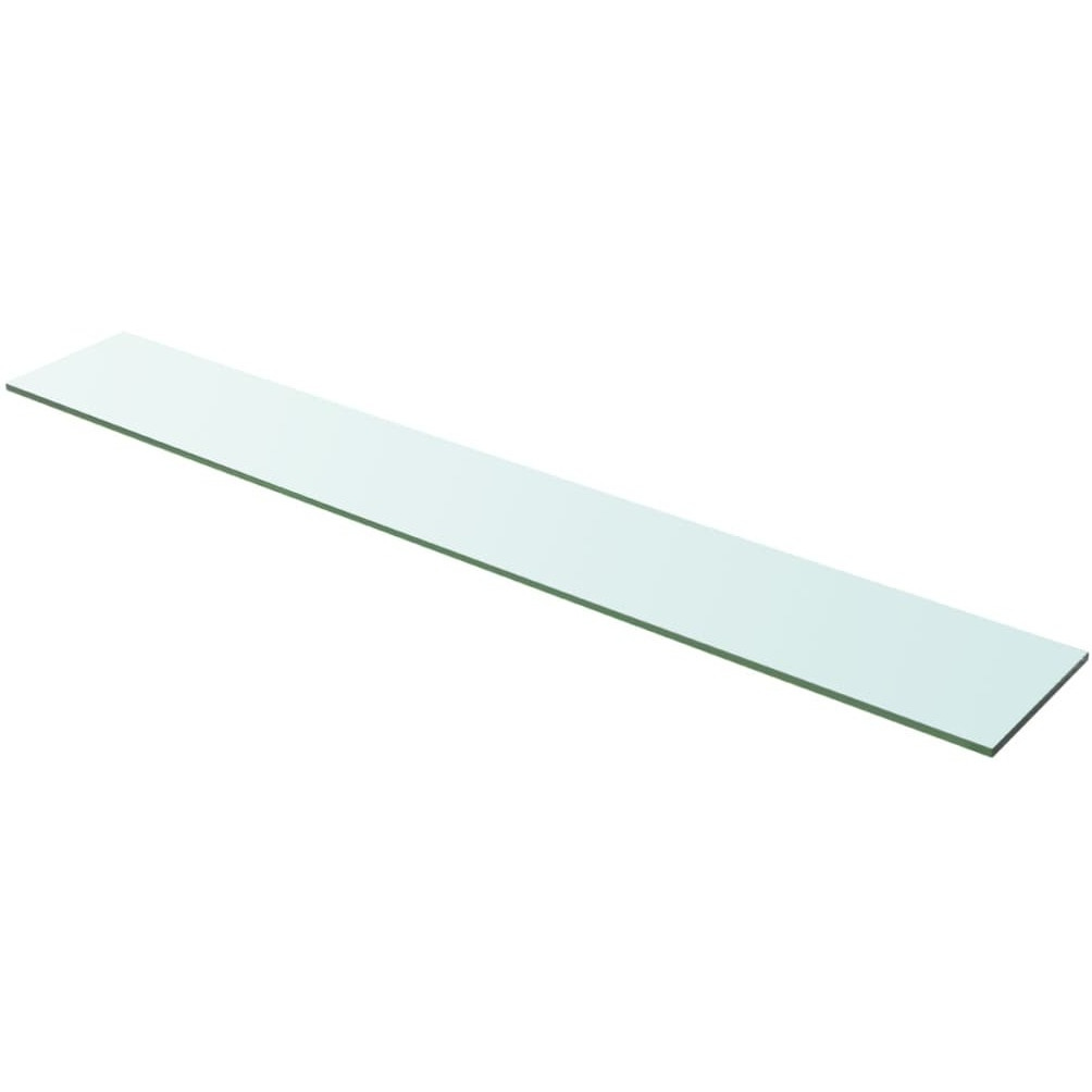 vidaXL Shelf Panel Glass Clear 39.4&quotx5.9"