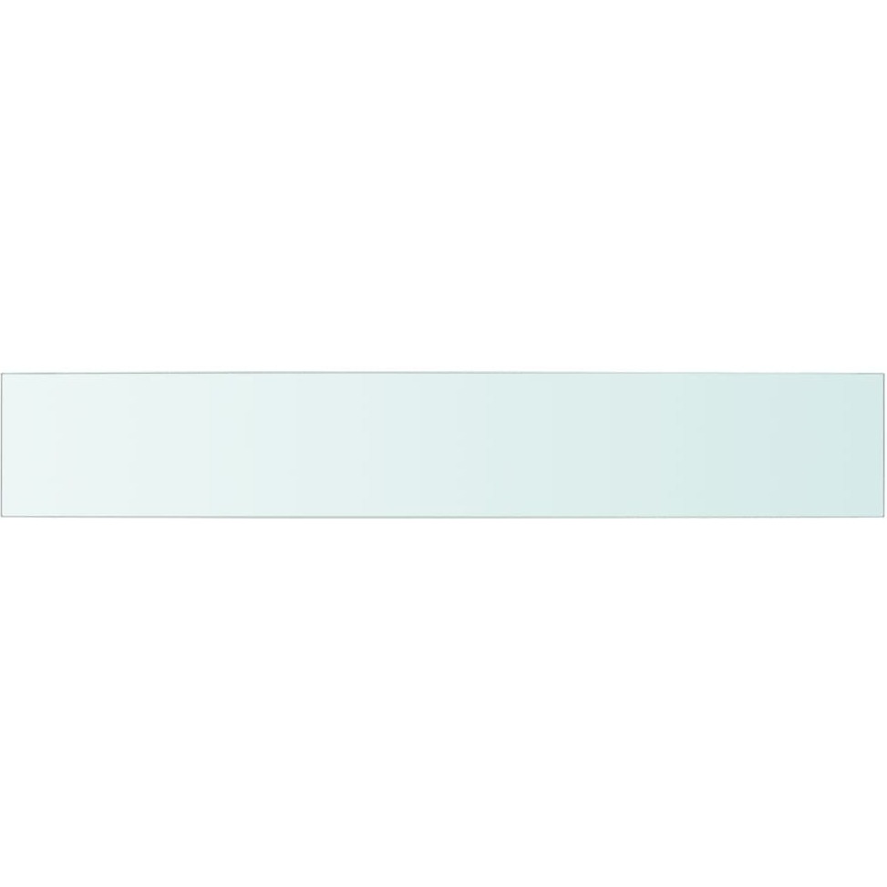 vidaXL Shelf Panel Glass Clear 35.4&quotx5.9"