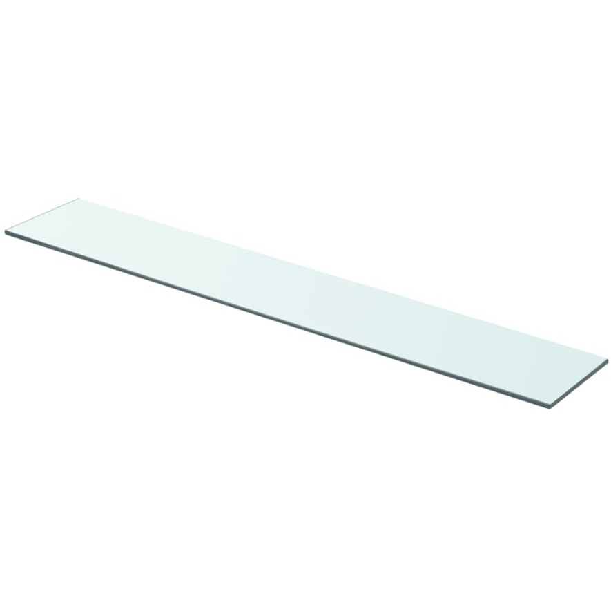 vidaXL Shelf Panel Glass Clear 31.5&quotx4.7"