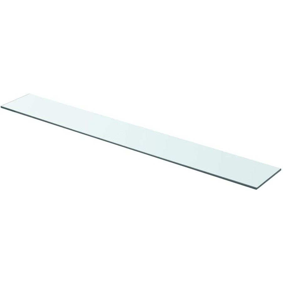 vidaXL Shelf Panel Glass Clear 35.4&quotx4.7"