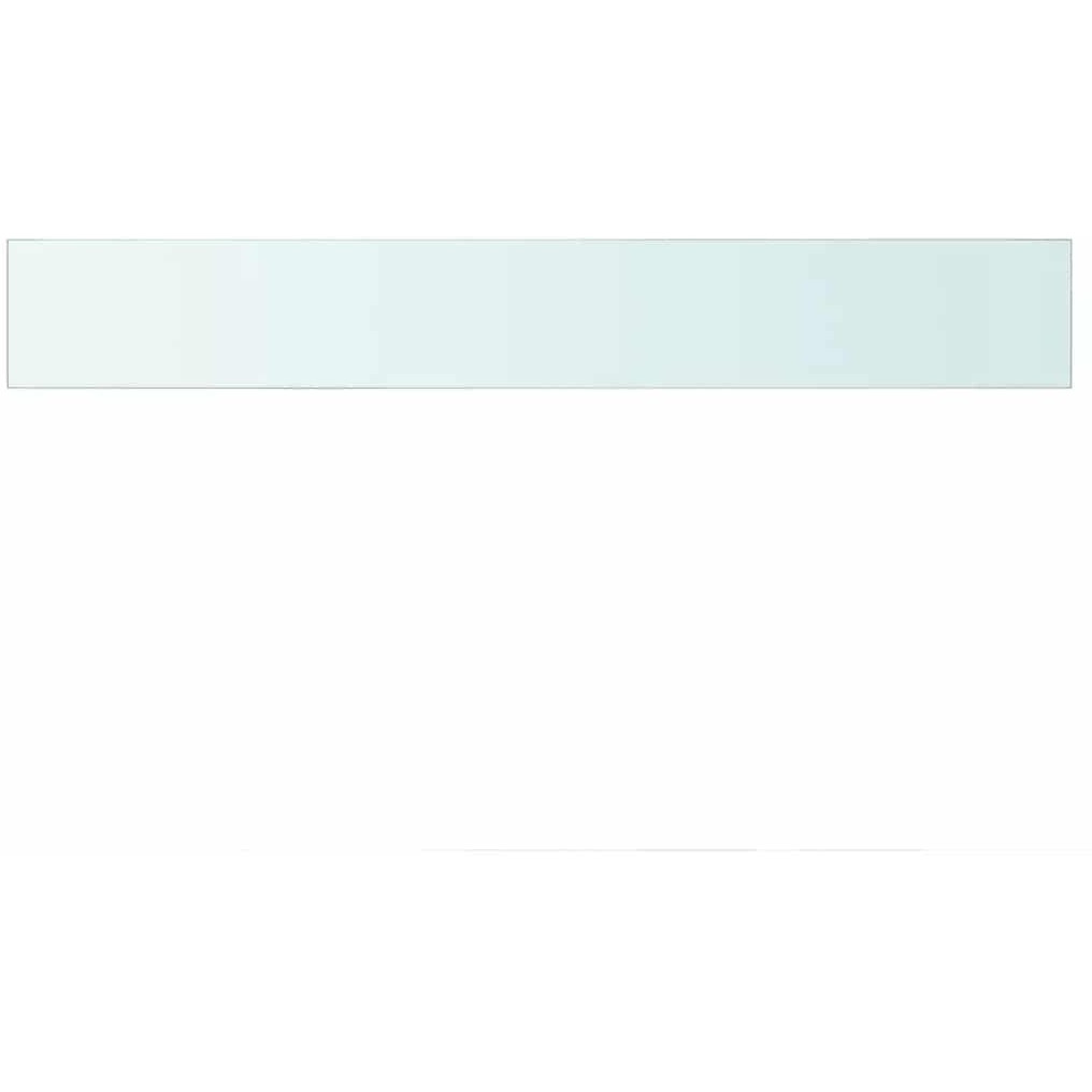 vidaXL Shelf Panel Glass Clear 35.4&quotx4.7"