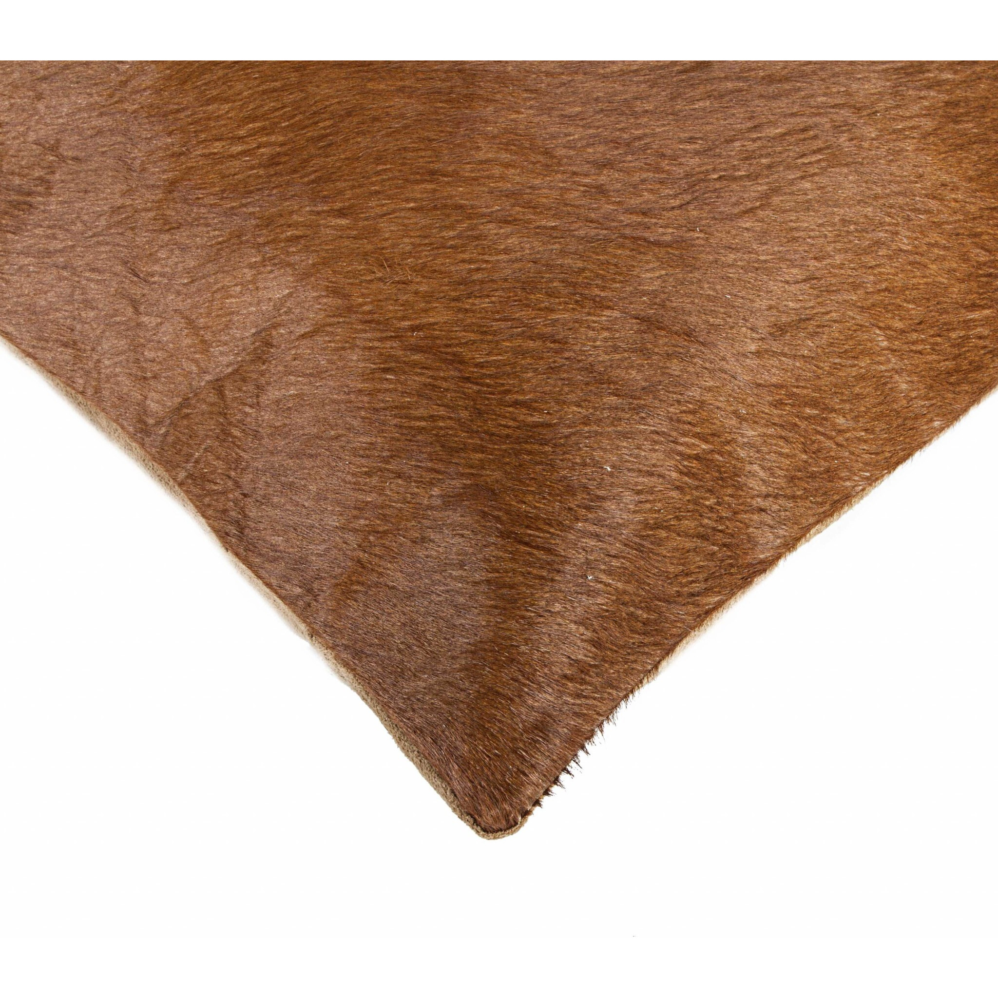 18" X 18" X 5" Brown Cowhide  Pillow