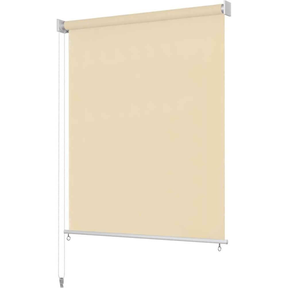 vidaXL Outdoor Roller Blind 39.4&quotx90.6" Cream