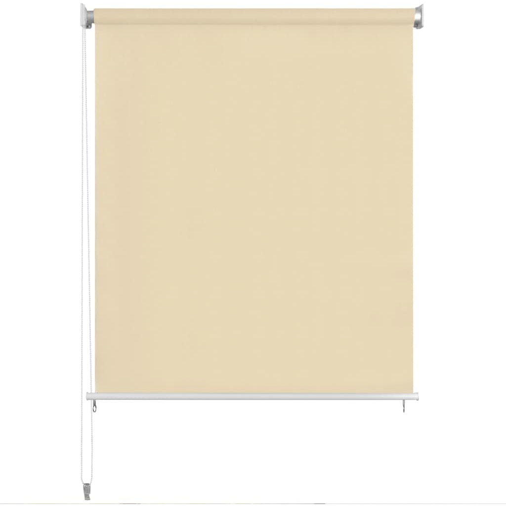 vidaXL Outdoor Roller Blind 39.4&quotx90.6" Cream