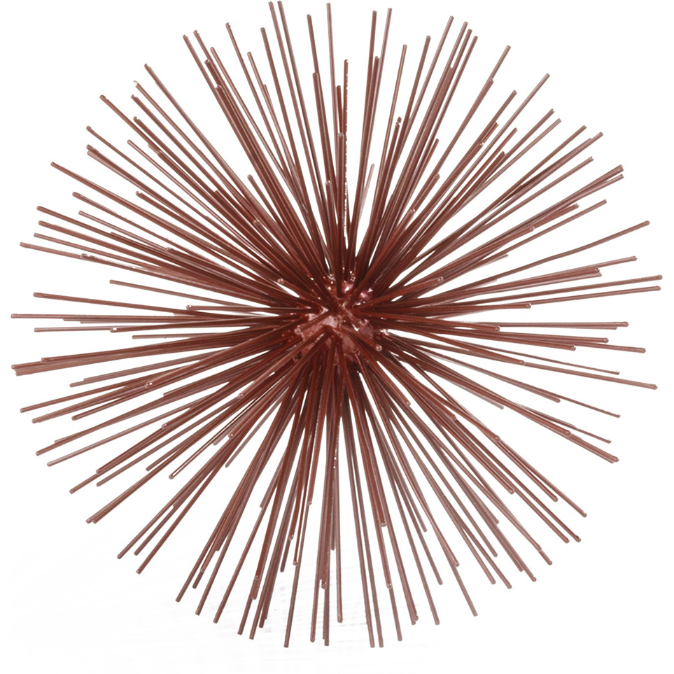 10" X 10" X 10" Red Large Spiked Sphere
