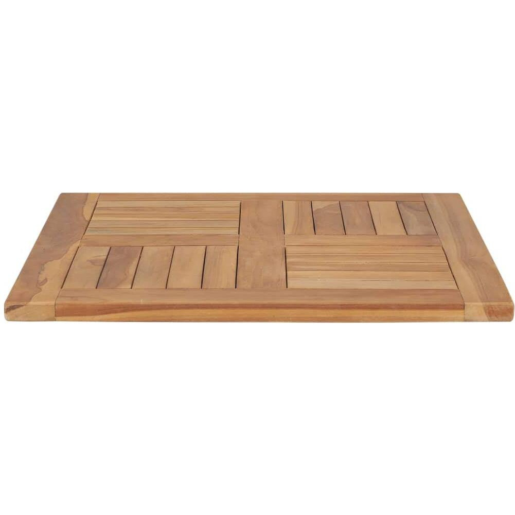 vidaXL Table Top Solid Teak Wood 23.6&quotx23.6&quotx1"