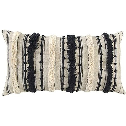 Rizzy Home 14" x 26" Down Filled Pillow- T17596