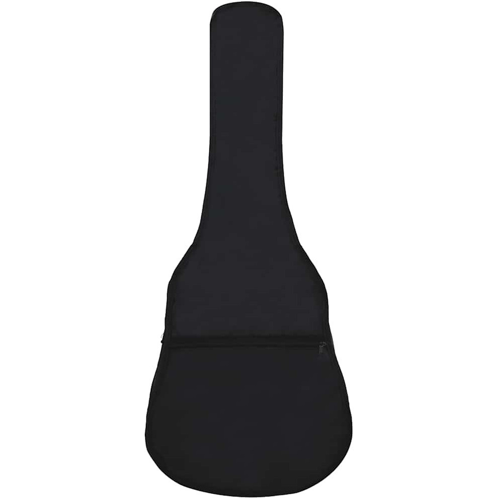 vidaXL Guitar Bag for 4/4 Classical Guitar Black 39.4&quotx14.6" Fabric