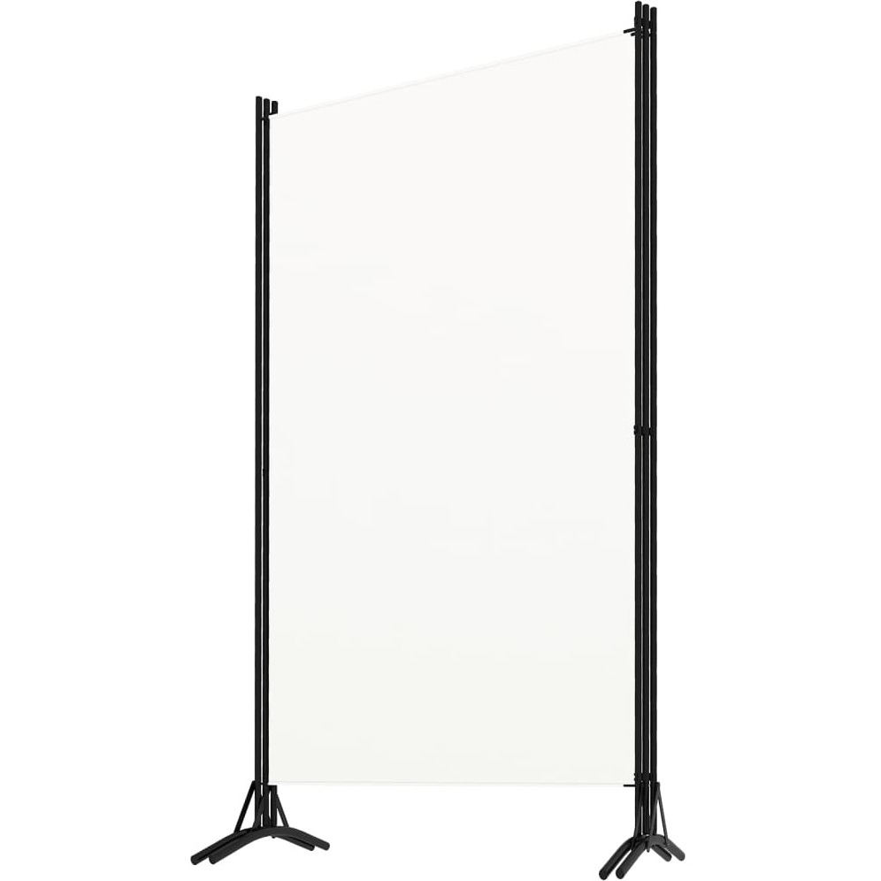 vidaXL 3-Panel Room Divider Cream White 102.4&quotx70.9"