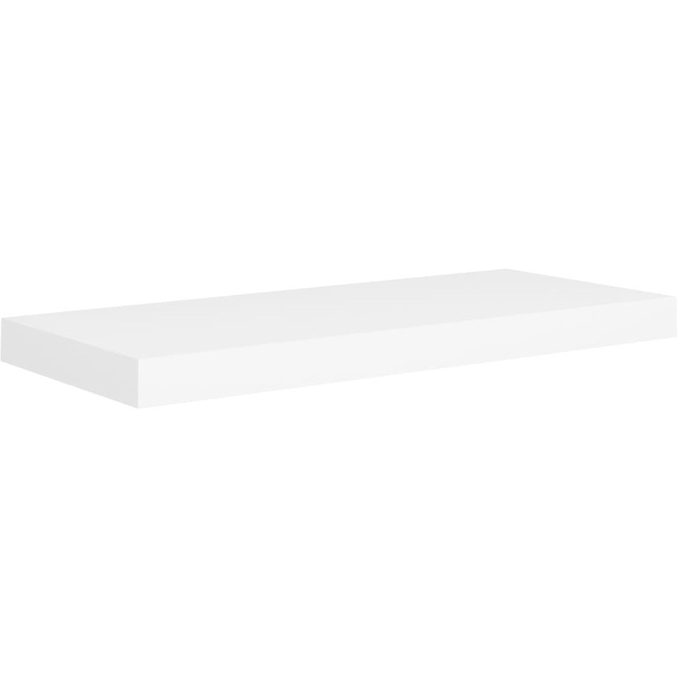 vidaXL Floating Wall Shelves 2 pcs White 23.6&quotx9.3&quotx1.5" MDF