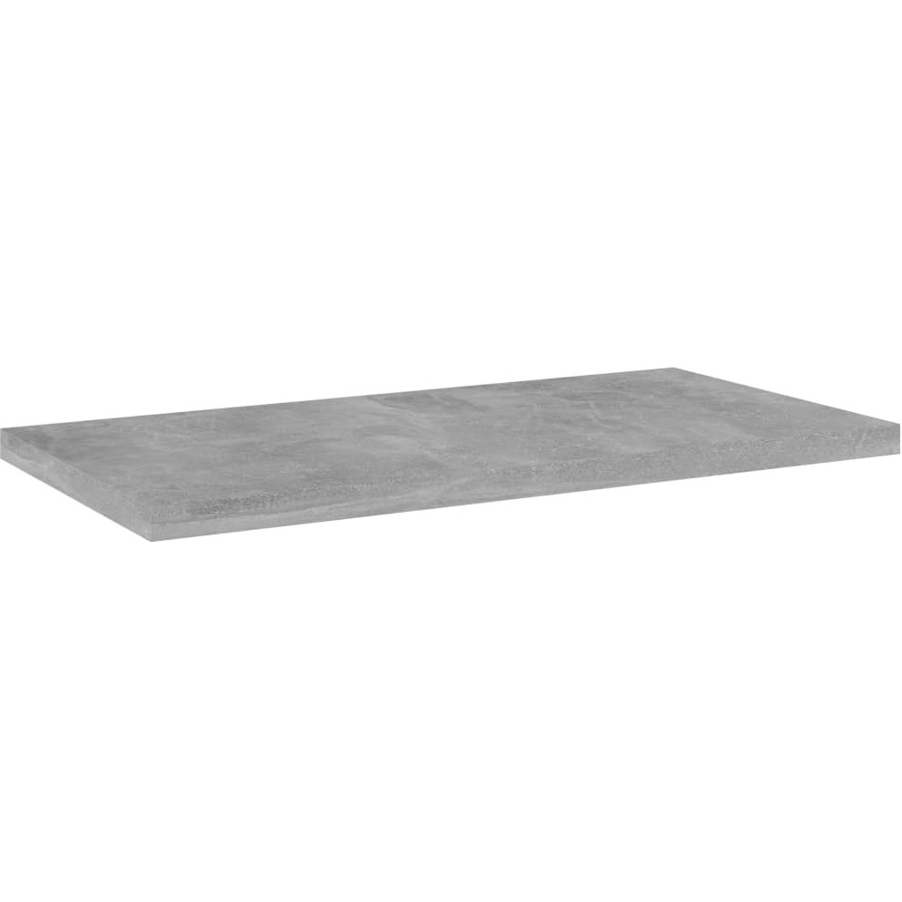 vidaXL Bookshelf Boards 8 pcs Concrete Gray 15.7&quotx7.9&quotx0.6" Engineered Wood
