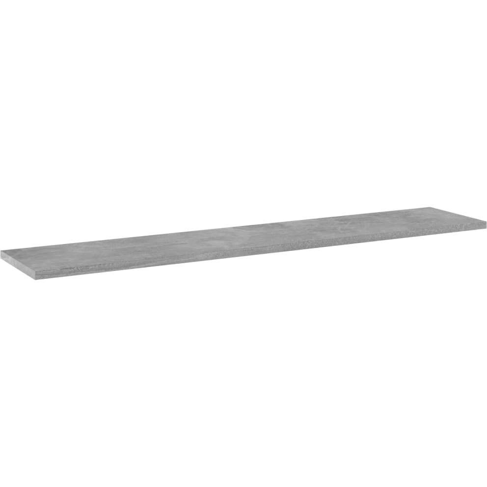 vidaXL Bookshelf Boards 8 pcs Concrete Gray 39.4&quotx7.9&quotx0.6" Engineered Wood
