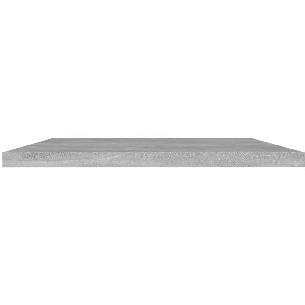 vidaXL Bookshelf Boards 8 pcs Concrete Gray 39.4&quotx7.9&quotx0.6" Engineered Wood