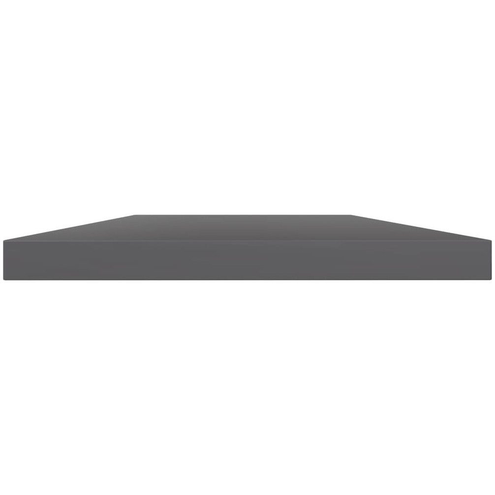 vidaXL Bookshelf Boards 4 pcs High Gloss Gray 39.4&quotx7.9&quotx0.6" Engineered Wood