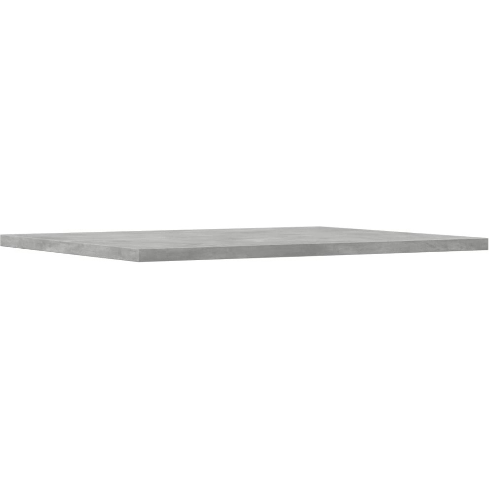 vidaXL Bookshelf Boards 8 pcs Concrete Gray 15.7&quotx19.7&quotx0.6" Engineered Wood