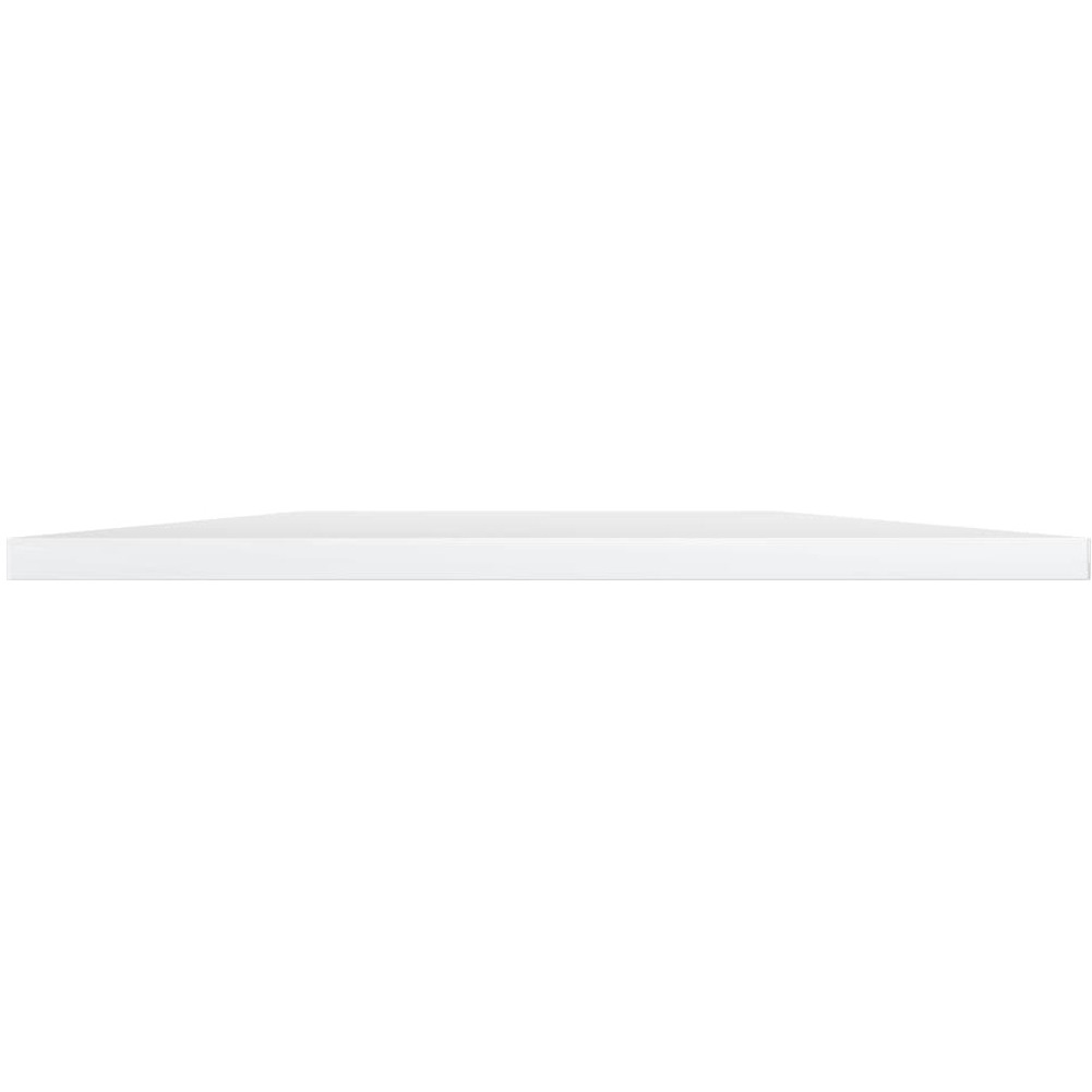 vidaXL Bookshelf Boards 4 pcs High Gloss White 15.7&quotx19.7&quotx0.6" Engineered Wood