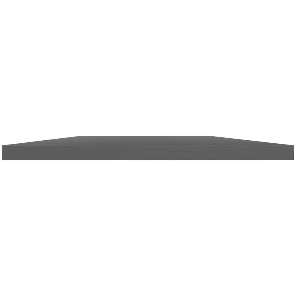 vidaXL Bookshelf Boards 8 pcs High Gloss Gray 15.7&quotx15.7&quotx0.6" Engineered Wood