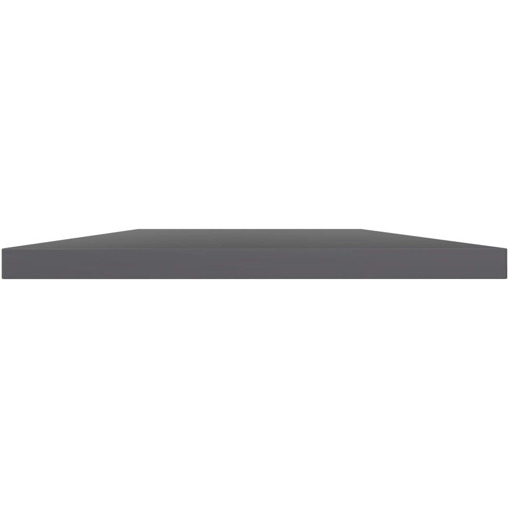 vidaXL Bookshelf Boards 8 pcs High Gloss Gray 23.6&quotx15.7&quotx0.6" Engineered Wood