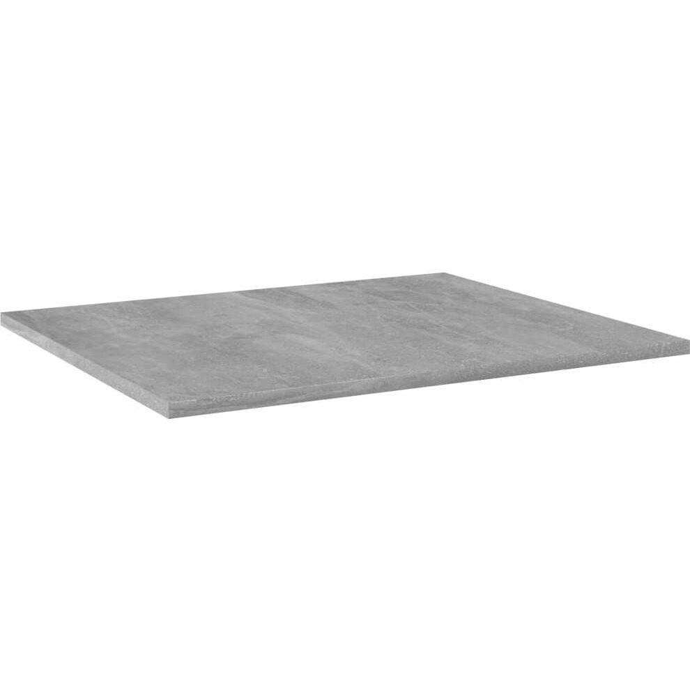 vidaXL Bookshelf Boards 8 pcs Concrete Gray 23.6&quotx19.7&quotx0.6" Engineered Wood