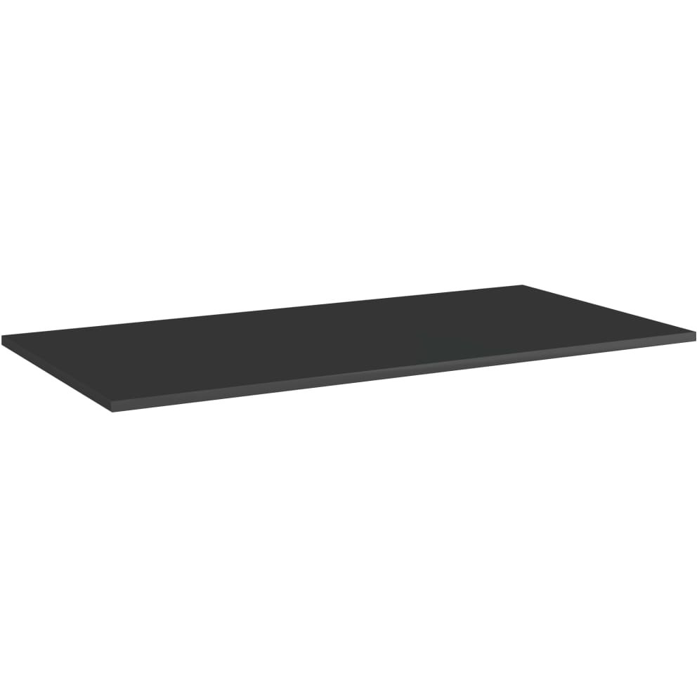 vidaXL Bookshelf Boards 4 pcs High Gloss Black 39.4&quotx19.7&quotx0.6" Engineered Wood