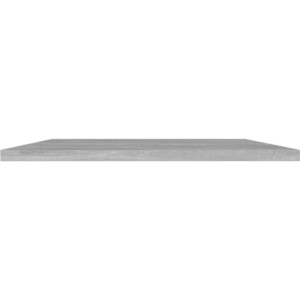 vidaXL Bookshelf Boards 8 pcs Concrete Gray 31.5&quotx15.7&quotx0.6" Engineered Wood