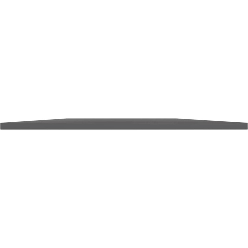 vidaXL Bookshelf Boards 4 pcs High Gloss Gray 31.5&quotx7.9&quotx0.6" Engineered Wood