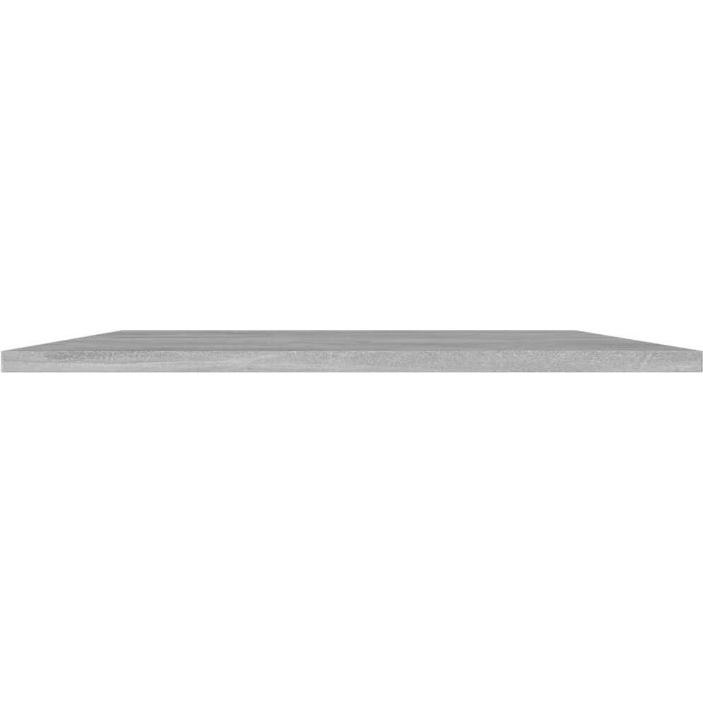vidaXL Bookshelf Boards 4 pcs Concrete Gray 31.5&quotx19.7&quotx0.6" Engineered Wood