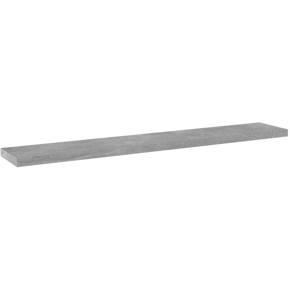 vidaXL Bookshelf Boards 8 pcs Concrete Gray 23.6&quotx3.9&quotx0.6" Engineered Wood