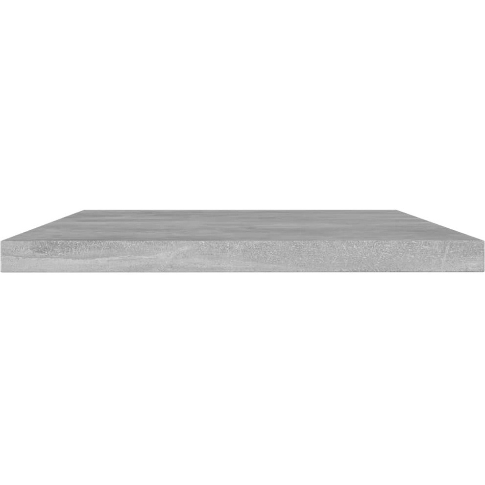 vidaXL Bookshelf Boards 8 pcs Concrete Gray 23.6&quotx3.9&quotx0.6" Engineered Wood