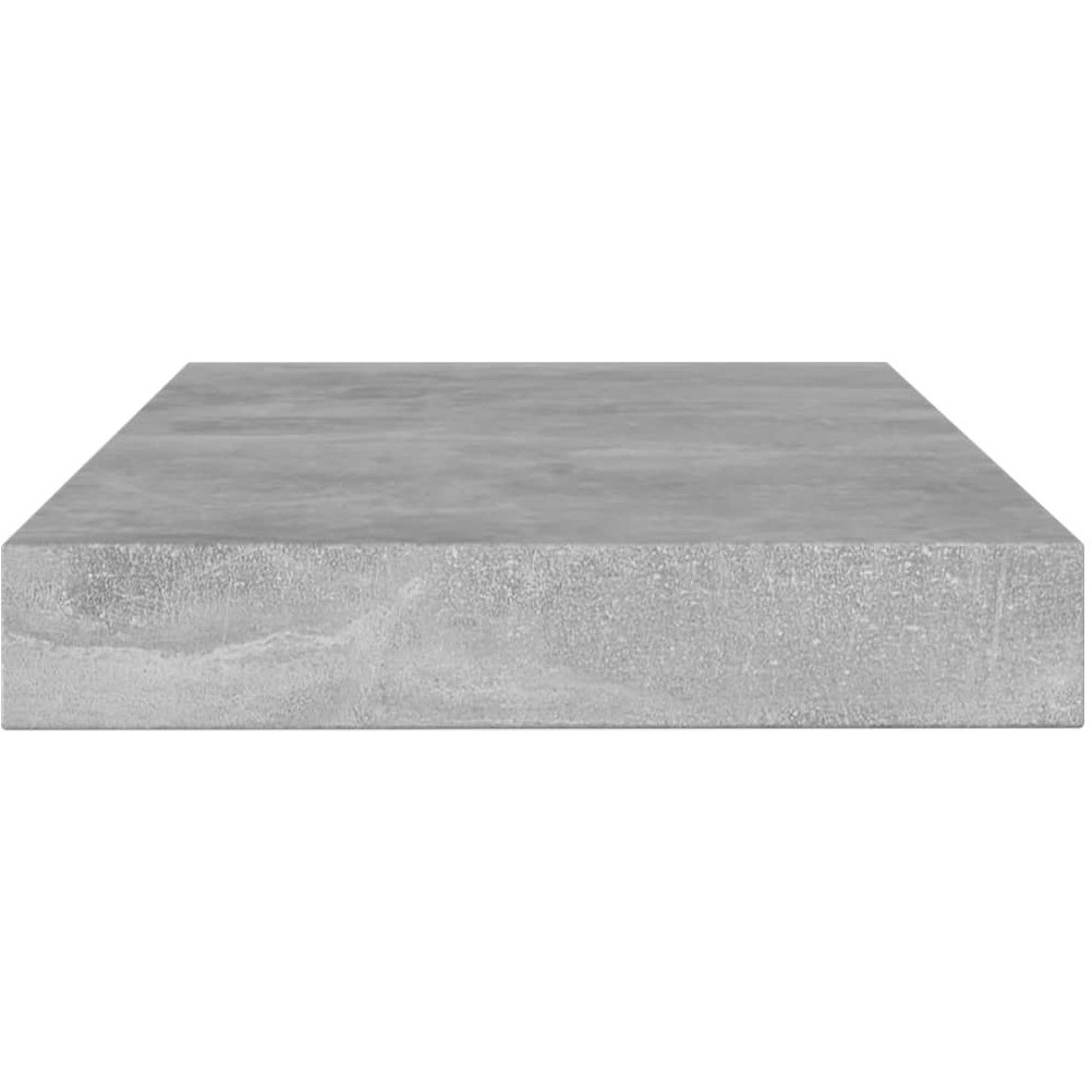 vidaXL Bookshelf Boards 4 pcs Concrete Gray 39.4&quotx3.9&quotx0.6" Engineered Wood