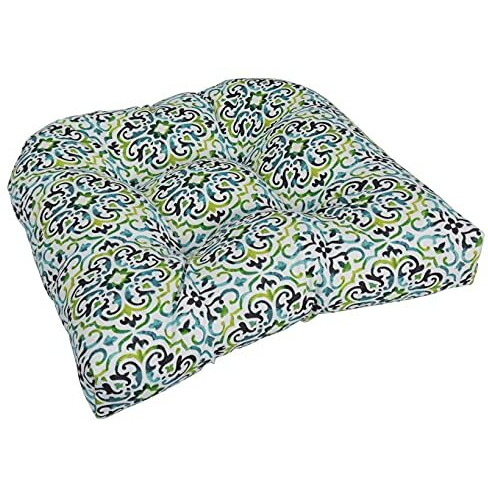 19-inch U-Shaped Spun Polyester Outdoor Tufted Dining Chair Cushion  93184-1CH-OD-118