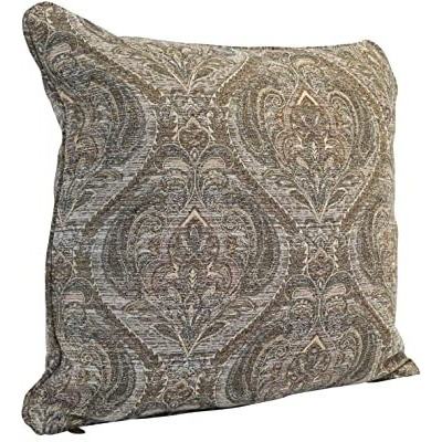 25-inch Double-corded Patterned Tapestry Square Floor Pillow with Insert  9813-CD-S1-JCH-CO-40