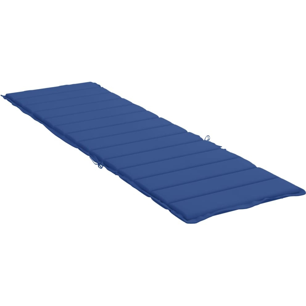 vidaXL Sun Lounger Cushion Royal Blue 78.7&quotx23.6&quotx1.2" Oxford Fabric
